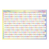 2022 jaarlijkse kalender witte noten foto afdruk (Voorkant)