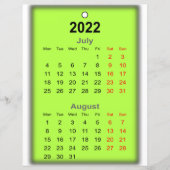 2022 Kalender Juli Augustus Druk op.. (Voorkant)