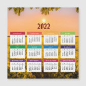 2022 Kalender Magnetische kaart (Voorkant)