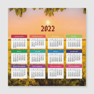 2022 Kalender Magnetische kaart