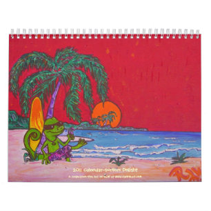 2022 Kalender~ Surfers Geschrapt Kalender