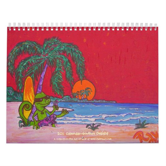 2022 Kalender~ Surfers Geschrapt Kalender (Hoes)