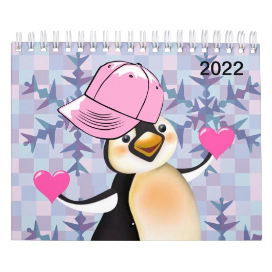 2022 Kalenderpinguïn Love Kalender (Hoes)