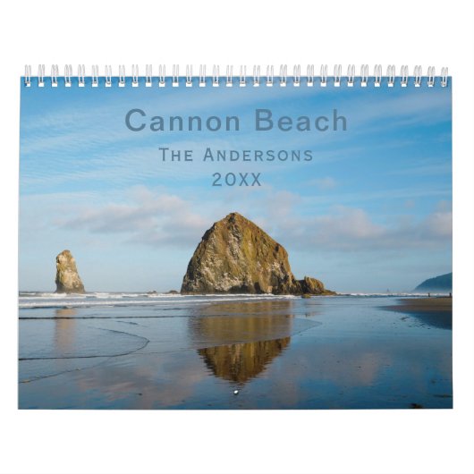 2022 Kannon Beach Oregon Family Photography Kalender (Hoes)