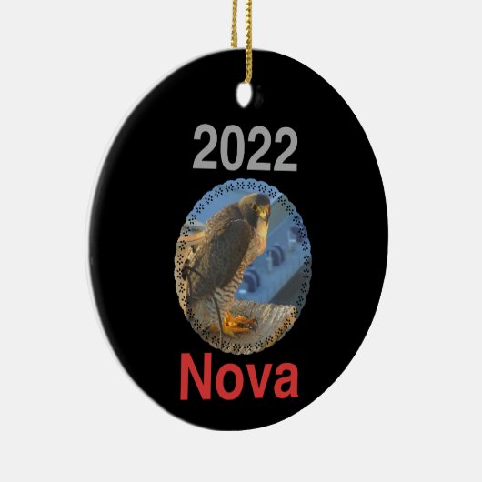 2022 Keramisch cirkelvormig Nova Keramisch Ornament (Rechts)