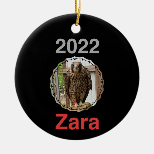 2022 Keramische Circle Ornament Zara (Voorkant)