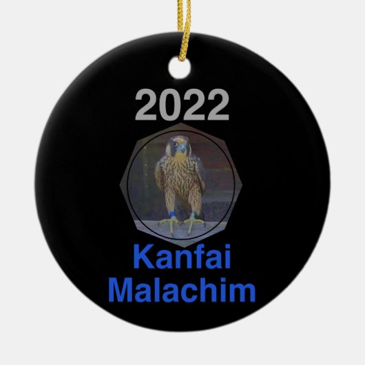 2022 Keramische cirkelvormer Kanfai Malachim Keramisch Ornament (Voorkant)