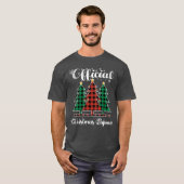 2022 Kerst Elementen December Geruite Kerstmis f T-shirt (Voorkant volledig)