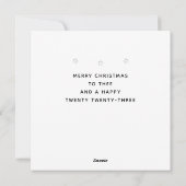 2022 Kerstfeestkaarten Feestdagenkaart (Achterkant)