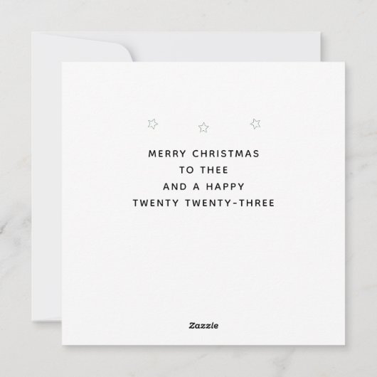 2022 Kerstfeestkaarten Feestdagenkaart (Achterkant)