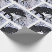 2022 Kerstpaarden Cadeaupapier (Hoek)