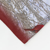 2022 Kerstpaarden - verander de kleur van de bkgrd Fleece Deken (Hoek)