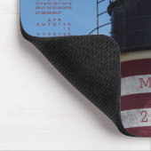 2022 Klassieke West Quoddy Red Lighthouse Calendar Muismat (Hoek)