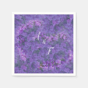 2022 kleur van de jaarbloemen servet