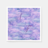 2022 kleur van het jaar van waterreflectie servet (Voorkant)