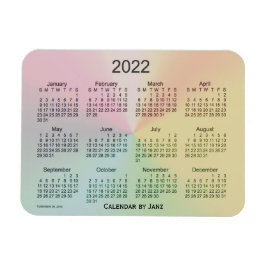 2022 La Boca Shimmer Agenda van Janz 3x4 Magnet Magneet