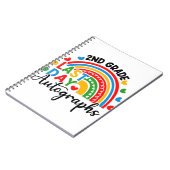 2022 Laatste dag Autograaf School 2e graads regenb Notitieboek (Linkerzijde)