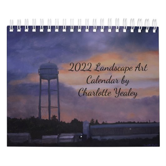 2022 Landscape Art Calendar van Charlotte Yealey Kalender (Hoes)