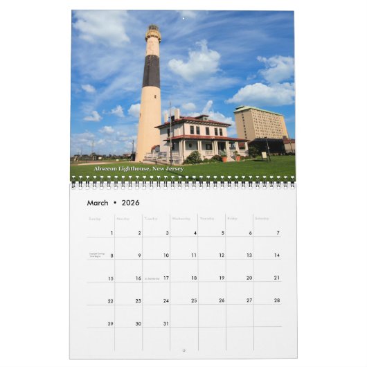 2022 LighthouseGuy.com Lighthouse Calendar Kalender (Mar 2026)