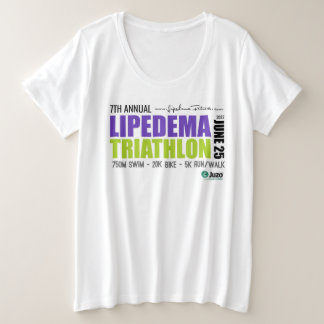 2022 Lipedema Triathlon - Plus formaat Shirt