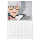 2022 maandelijkse kalender met gehoorzame anime (Mar 2026)