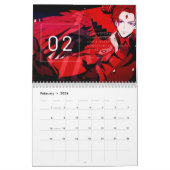 2022 maandelijkse kalender met gehoorzame anime (Feb 2026)