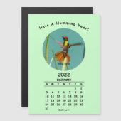 2022 Maandelijkse Magnetische kalenderreeks 12 van (Voorkant / Achterkant)