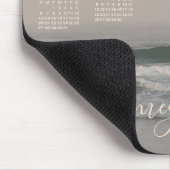 2022 Maine Ocean Waves Blush Calendar Muismat (Hoek)