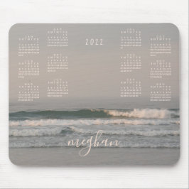 2022 Maine Ocean Waves Blush Calendar Muismat