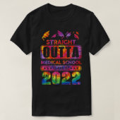 2022 Medical School Graduation Grad Senior Tie Dye T-shirt (Design voorkant)