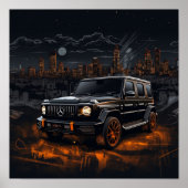 2022 Mercedes AMG G63 G-Class G-Wagon Luxury SUV Poster (Voorkant)