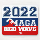 2022 Midterms Ultra MAGA Red Wave Muismat (Voorkant)