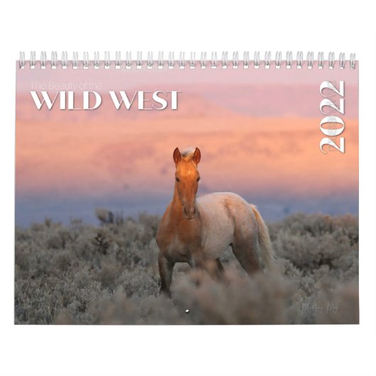2022 MustangWild Calendar - Wild West  Kalender (Hoes)