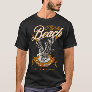 2022 Myrtle Beach Bike Rally Eagle Vintage op voor T-shirt