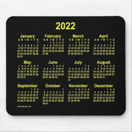 2022 Neon Yellow Agenda van Janz Muismat