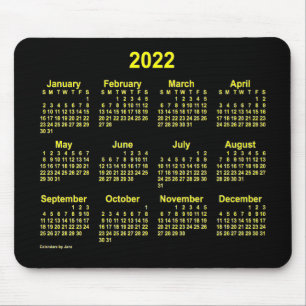 2022 Neon Yellow Agenda van Janz Muismat