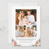 2022 Nieuw ontwerp Moderne Arch-fotografie met ker Feestdagenkaart (Achterkant)