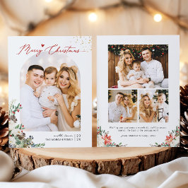 2022 Nieuw ontwerp Moderne Arch-fotografie met ker Feestdagenkaart