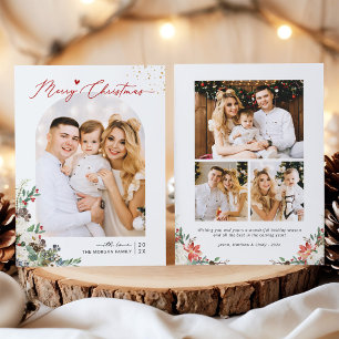2022 Nieuw ontwerp Moderne Arch-fotografie met ker Feestdagenkaart
