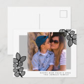 2022 nieuwe jaren fototak briefkaart (Voorkant / Achterkant)