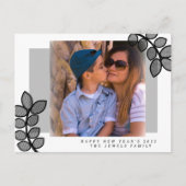 2022 nieuwe jaren fototak briefkaart (Voorkant)