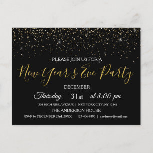 2022 Nieuwe Uitnodiging voor Glitter Sparkle