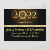 2022 Nieuwjaar feestdag Briefkaart (Voorkant)