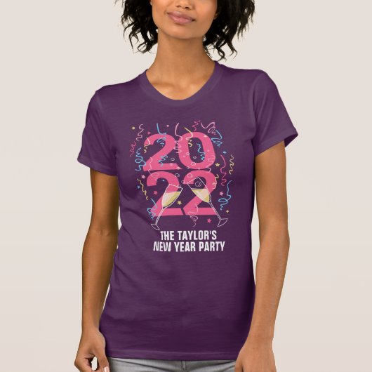 2022 nieuwjaarsfeest t-shirt (Voorkant)