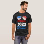 2022 Not My Problem Anymore Usa Flag Sungl T-shirt (Voorkant volledig)