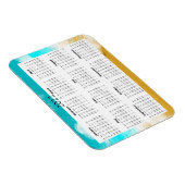 2022 Ocean Beach Kalender Mini Magneet (Rechterzijde)