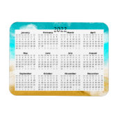 2022 Ocean Beach Kalender Mini Magneet (Horizontaal)