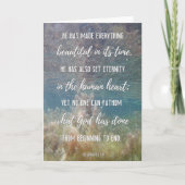 2022 Oude wateren: ecclesiastes 3:11 Kaart (Voorkant)