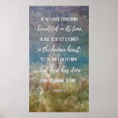 2022 Oude wateren: ecclesiastes 3:11 Poster (Voorkant)