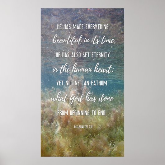 2022 Oude wateren: ecclesiastes 3:11 Poster (Voorkant)
